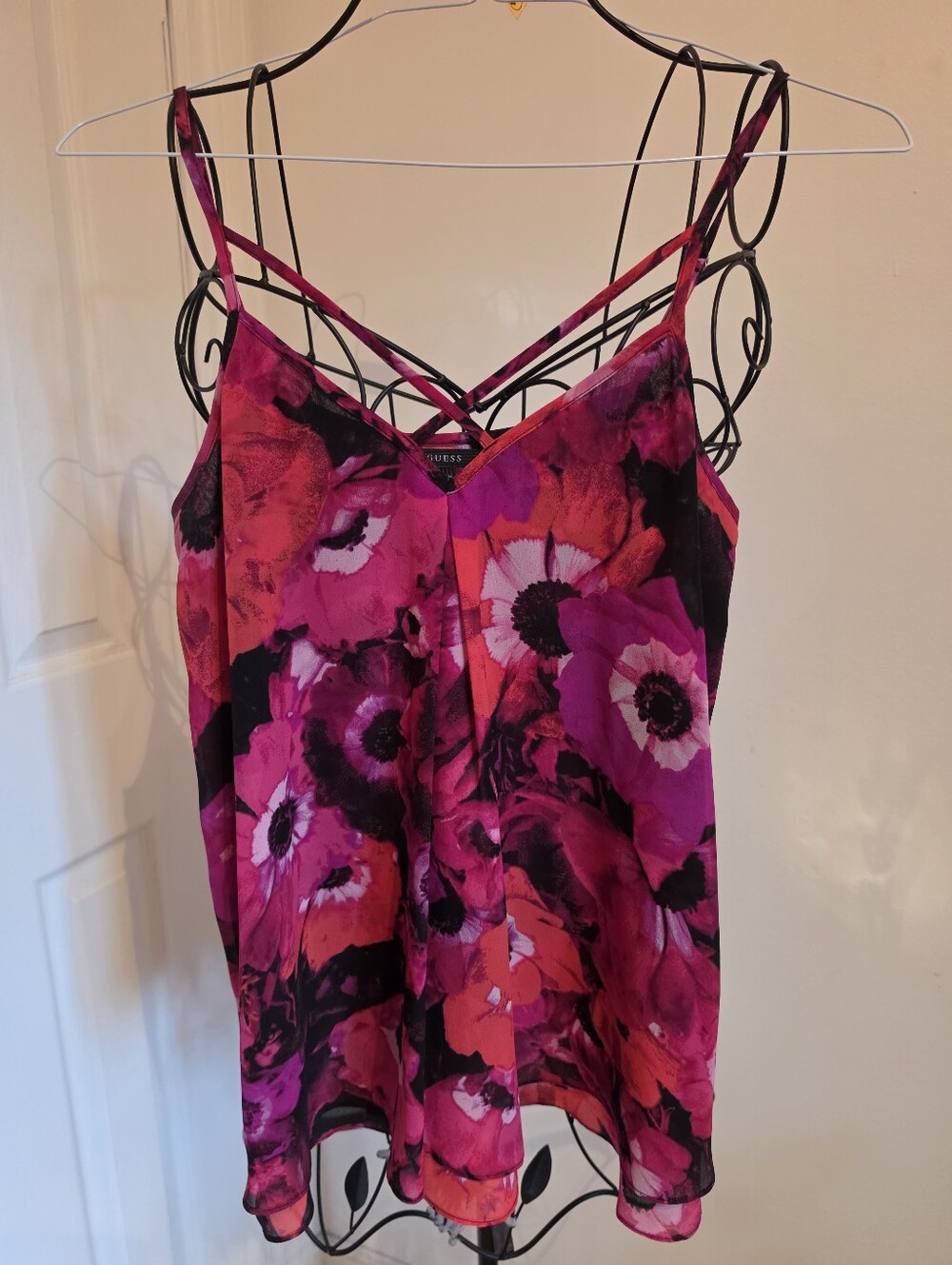 Floral Mesg Cami Top